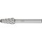 Pferd Carbide Bur - 14Deg Taper, INOX Cut - 3/8 x 1-1/16 x 1/4 Shank - SL-3 25157 - alternate 1